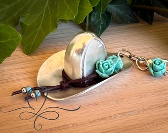 Cowboy Hat• MORE TO COME • Made from Silver-Plated Hollow Knife and Spoon Bowl • Your Choice