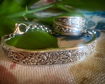 Silverware Bracelet • The "Tangier" Silverplate Bracelet • 1969
