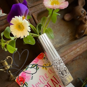 Ships out September 3  • The 1938 “Coronation” Silverware Magnetic Bud Vase • Handmade from Authentic, Vintage Silverware