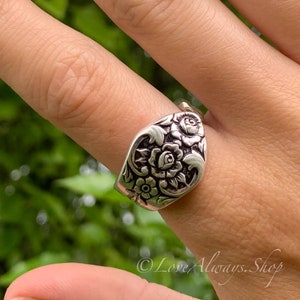 Spoon Ring • The "Plantation" Spoon Ring • 1948 • Handmade from Authentic, Vintage Silverware