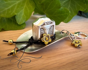 Cowboyhoed • Gemaakt van verzilverd hol mes en lepelkom • Jouw keuze