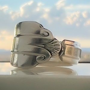 Ships out September 3  • Spoon Ring • The &quot;Claridge&quot; Spoon Ring • 1939 • Handmade from Authentic, Vintage Silverware