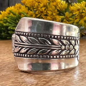 Spoon Ring • The "Romford" Spoon Ring • 1939 • Handmade from Authentic, Vintage Silverware