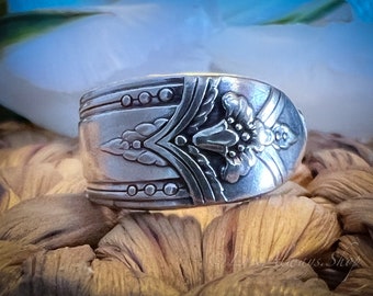 Spoon Ring - The "La Ronnie" Spoon Wrap Ring • 1945 • Handmade from Authentic, Vintage Silverware