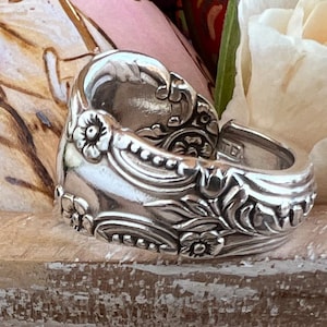 Spoon Ring • The "Enchantment" Spoon Ring • 1929 • Handmade from Authentic, Vintage Silverware