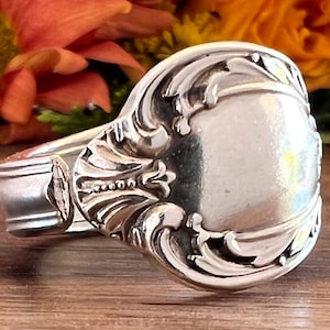 Ships out September 3  • Spoon Ring • The &quot;Heritage&quot; Spoon Ring • 1976 • Handmade from Authentic, Vintage Silverware
