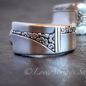 Lepelringen • De 'Caprice'-lepelring 1937 • Handgemaakt van authentiek, vintage zilverwerk