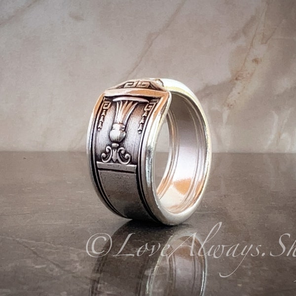 Spoon Ring for Men - The "Century" Spoon Ring • 1923 • Handmade from Authentic, Vintage Silverware