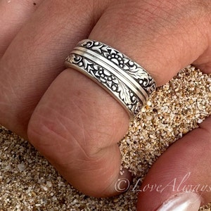 Lepelring • De lepelring 'Oakleigh' of 'Royal York' • 1937 • Handgemaakt van authentiek, vintage zilverwerk