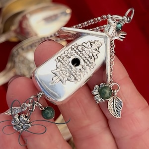 The 1949 “Dawn” Silverware Birdhouse Necklace
