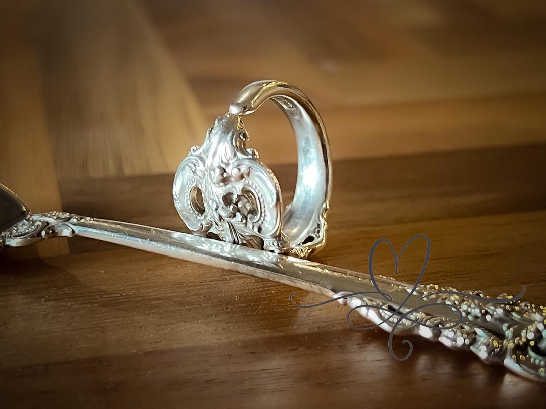 Sterling Spoon Ring • the Petite Grand Baroque • 1941 • Made From ...