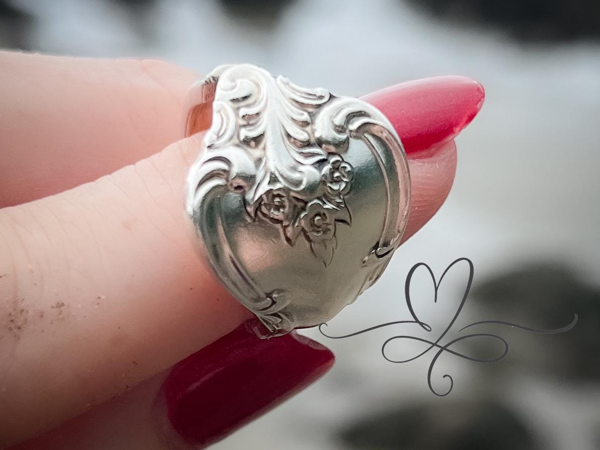 Spoon Ring - The "Orleans" Spoon Ring • 1964 • Handmade from Authentic, Vintage Silverware