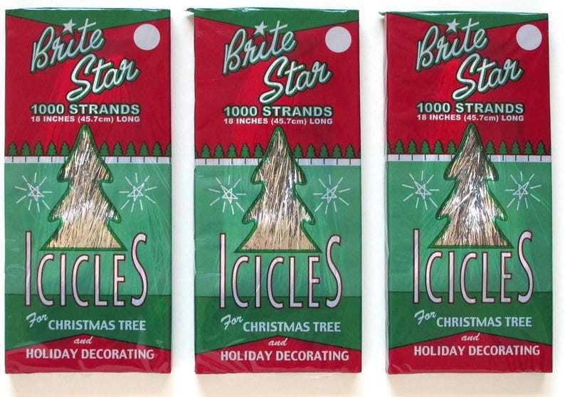 Brite Star Tinsel Icicles