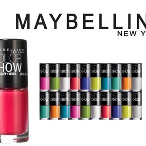 All Nail 10 Colors Polish Different Finger of Etsy Set Maybelline - Lacquer Show Color Color