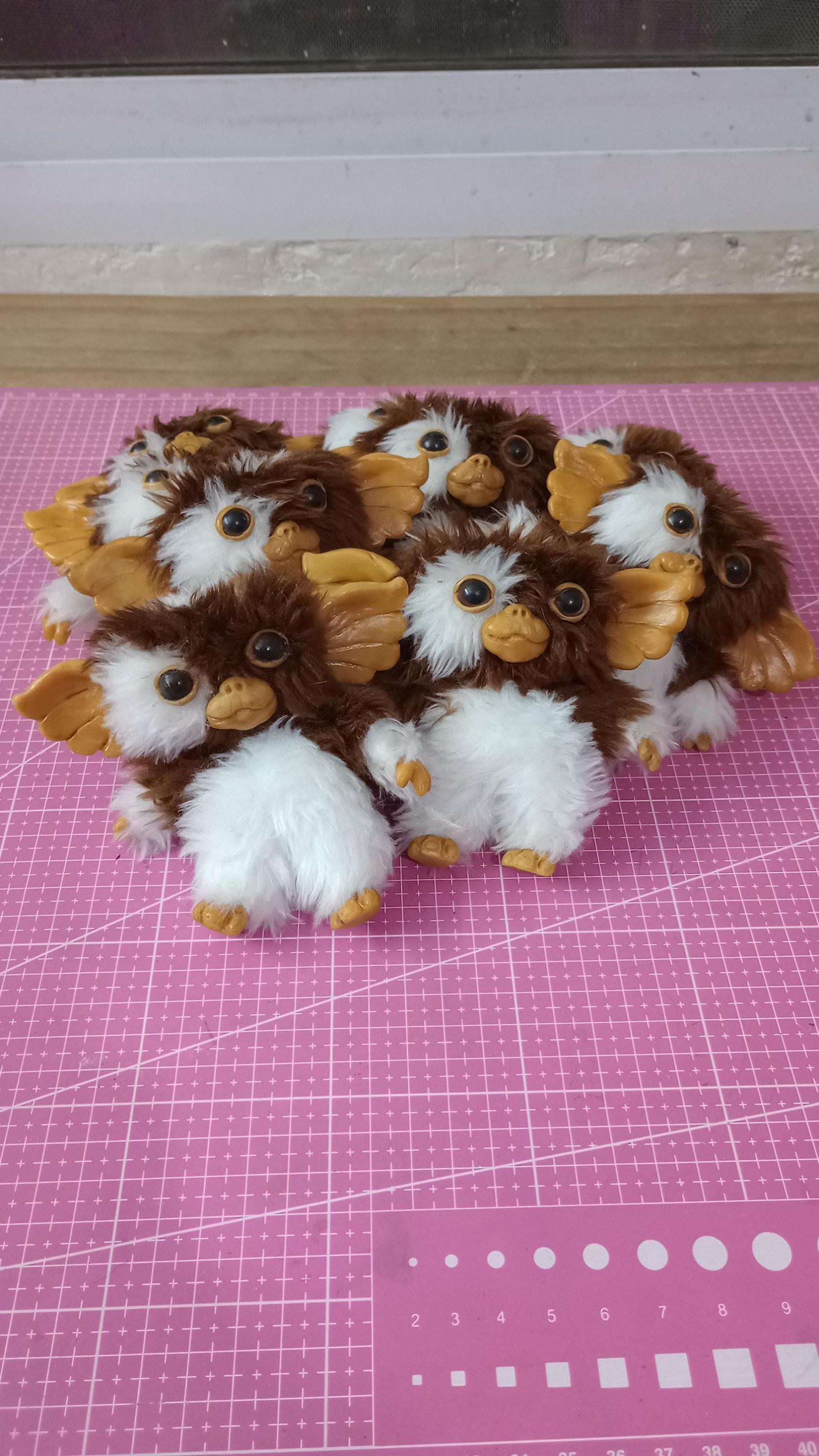 Gizmo Gremlin Mogwai Keychain OOAK Handmade Gift Plush - Etsy