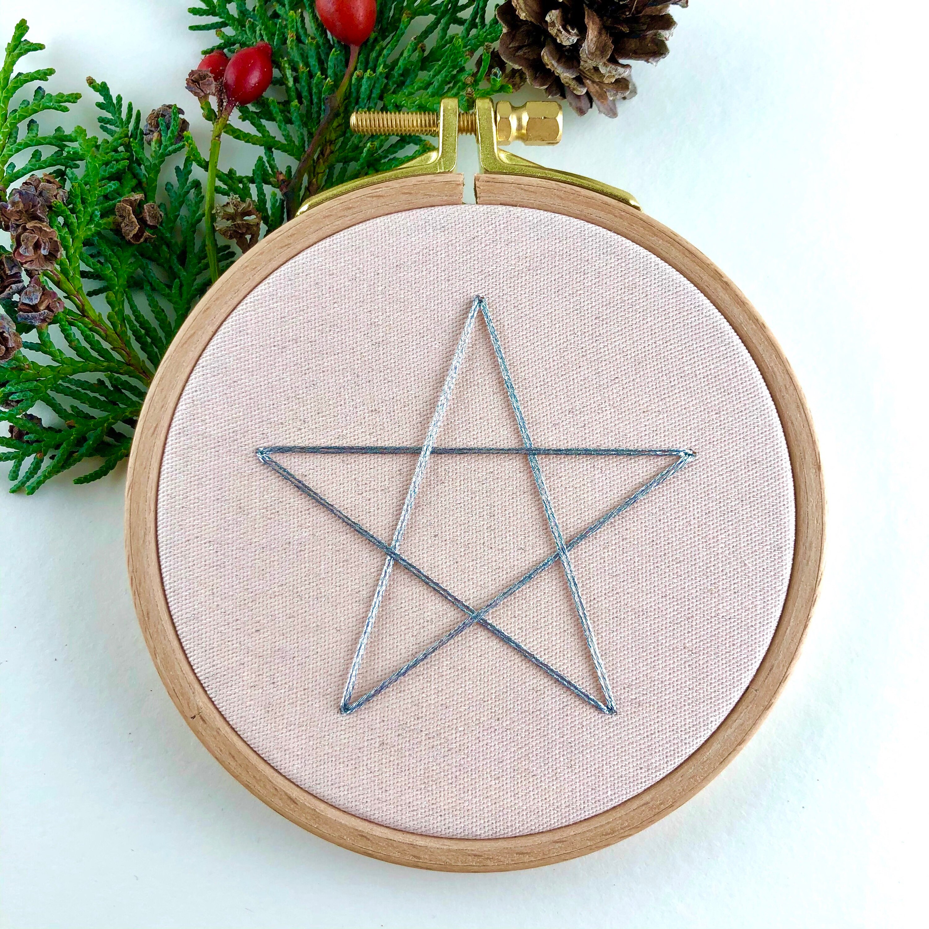 Glitter star embroidery mini  christmas star embroidered   etsy Glitter star embroidery mini  christmas star embroidered   etsy