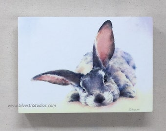 Wood Bunny Wall Art - Etsy