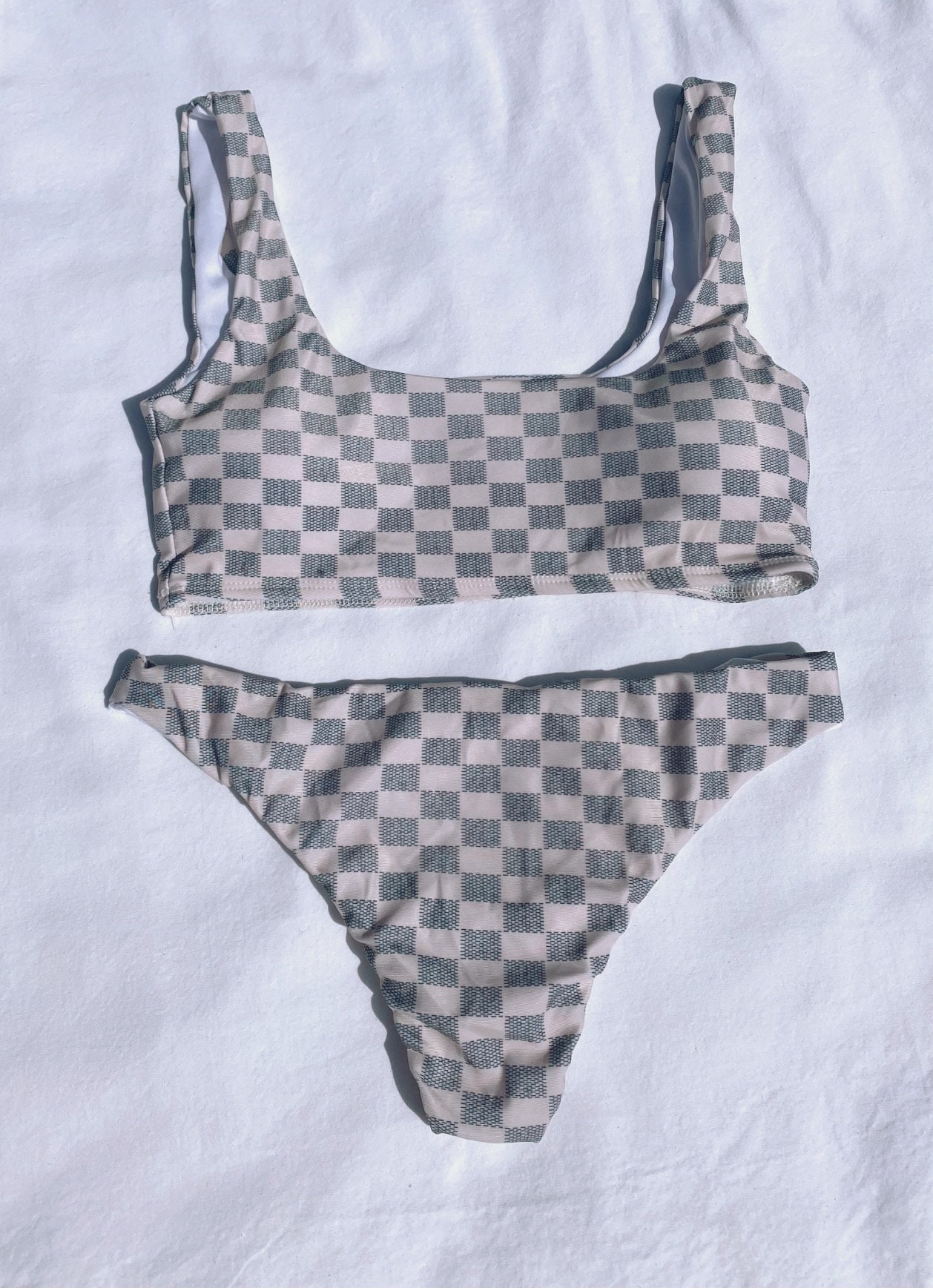 Louis Vuitton LV Monogram Brown 2 Pieces Bikini Set - Usalast