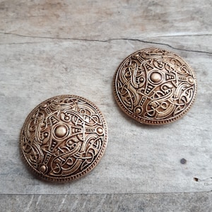 VIKING brooch (gold) - Wikinger Fibeln - Jewellery for Cosplay and LARP