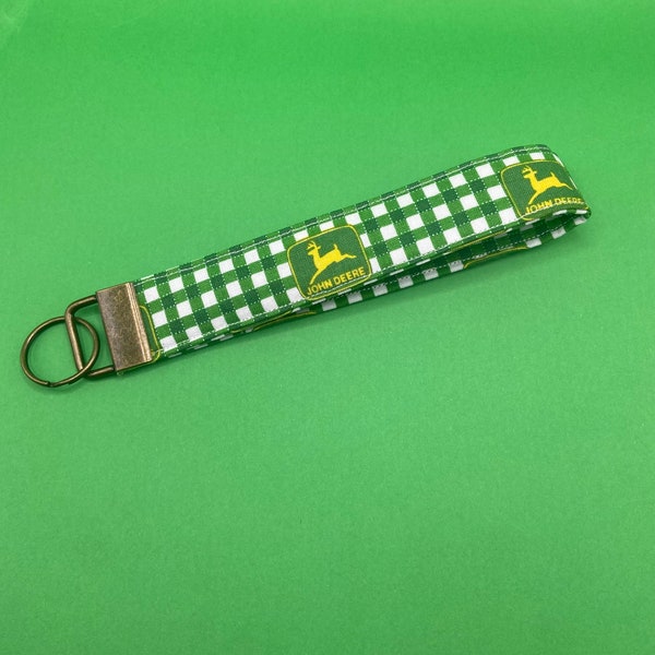Lanyard Tractor John Deere Keychain Etsy