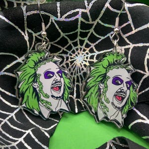 Beetlejuice Earrings