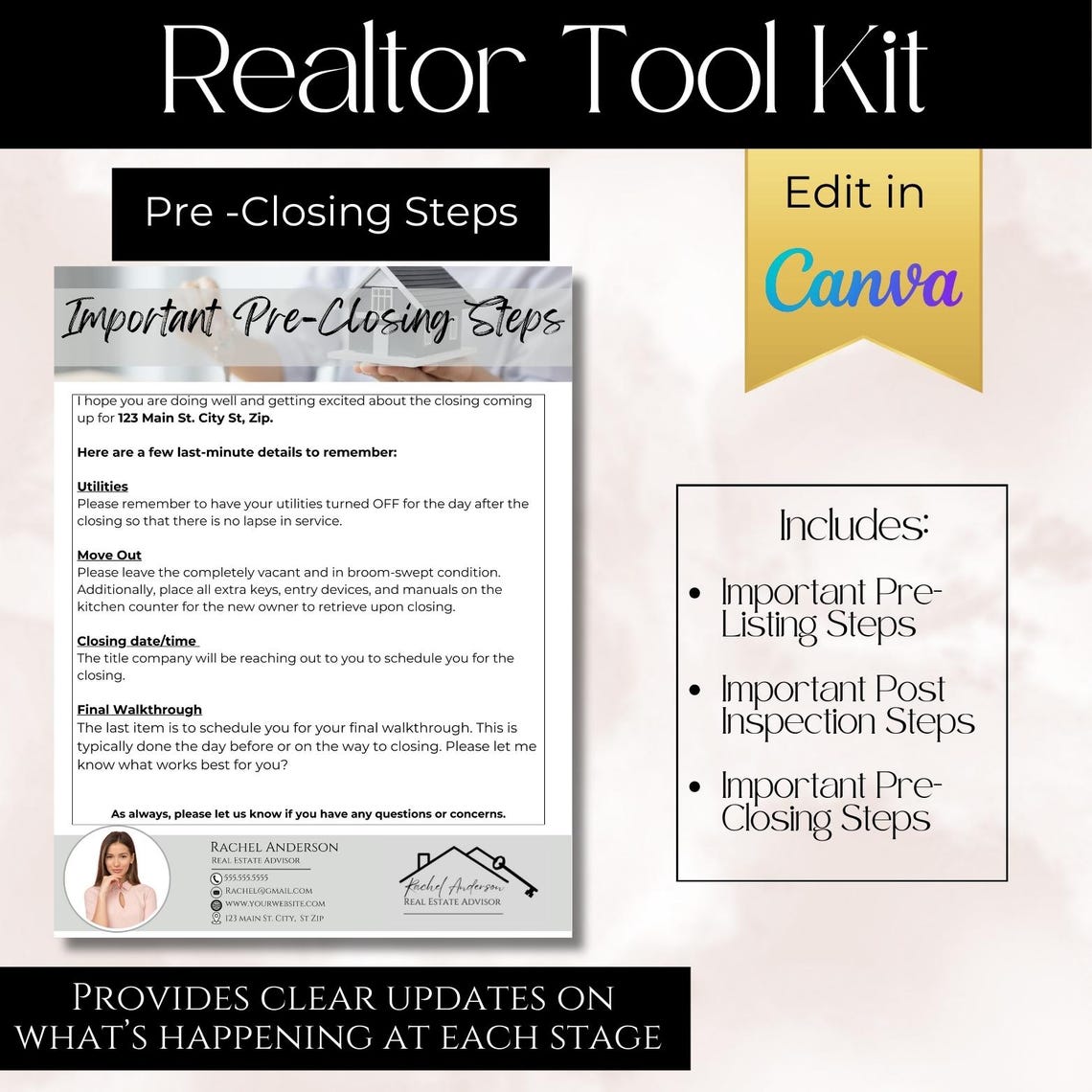 Seller Transaction Letters | Realtor Transaction Letter Bundle ...