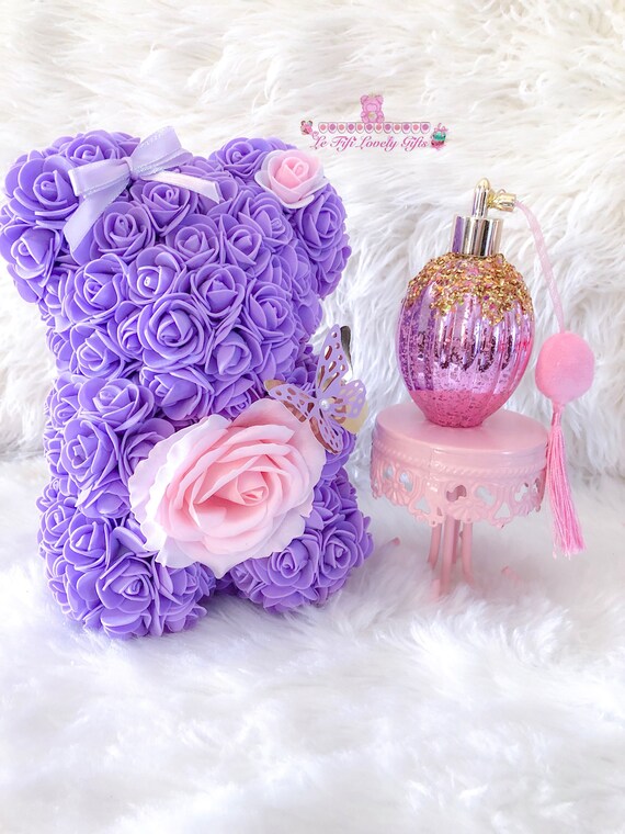 preserved rose bear
