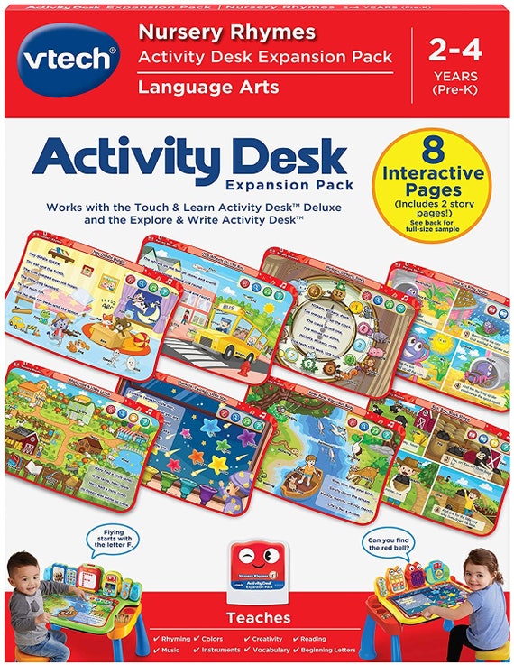 vtech explore and write activity desk expansion pack