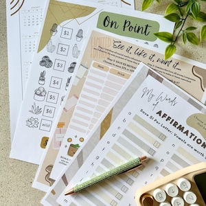 Debt Payoff Planner | Dave Ramsey Baby Steps 1 & 2 (PDF Printable) Budget 2026 image 4