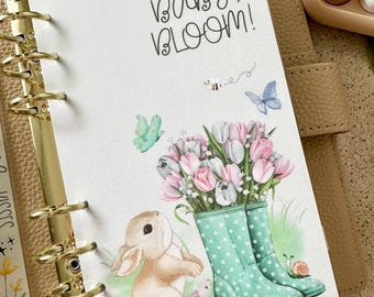 Bloom Baby, Bloom A6 Binder Front Dashboard | Cash Envelopes | Cash Stuffing | Budget Binder