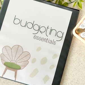 Budget Essentials Vereinfachtes Paket | 7 Grundlegende Systeme | 10 Seiten Sofortdownload | PDF zum Ausdrucken