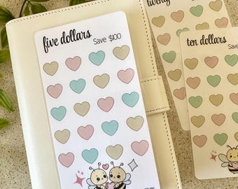 Cute Bee A6 Savings Challenges | Savings Trackers | Cash Stuffing | Budgeting