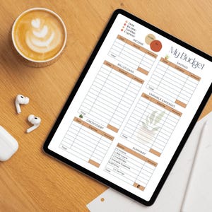 DIGITAL Paycheck Budget Printable | Zero Based Budget Sheet | PDF Printable | Income & Expenses Tracker | US Letter