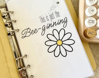 Full Budgeting Bundle | A6 | Savings Trackers, Dashboards, Bookmarks & MORE | Bee Theme