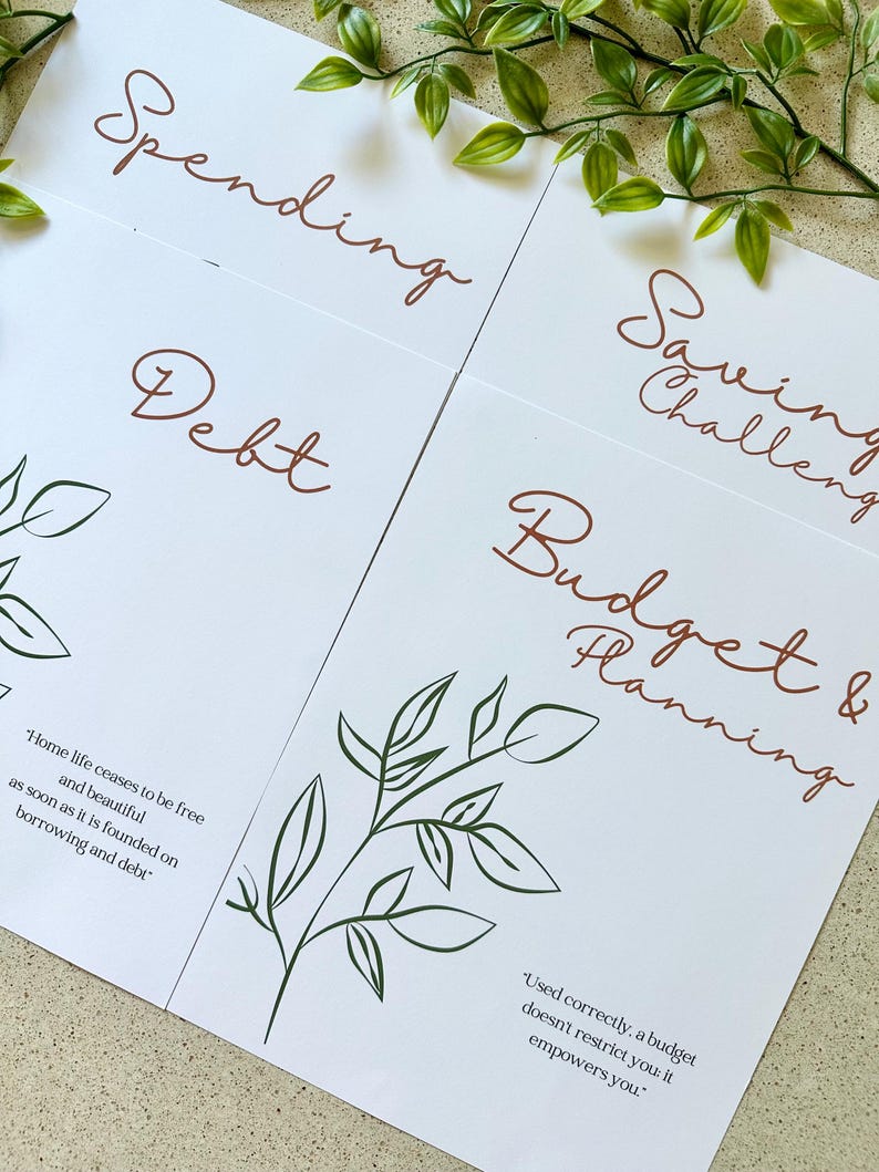 Debt Payoff Planner | Dave Ramsey Baby Steps 1 & 2 (PDF Printable) Budget 2026 image 5