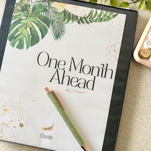 DIGITAL Month Ahead On Bills "How To" Guide | Instant Download | PDF Printable