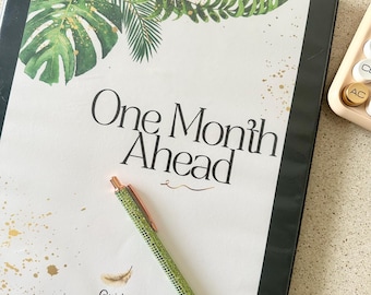 DIGITAL Month Ahead On Bills "How To" Guide | Instant Download | PDF Printable