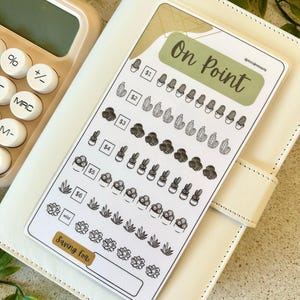 オンポイントA6貯蓄チャレンジ | 貯蓄トラッカー | キャッシュスタッフィング | 予算管理