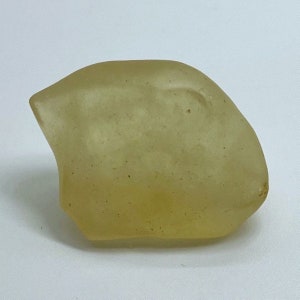 Libyan Desert Glass (Libyan Gold Tektite), 28 million years old from the Sahara Desert.