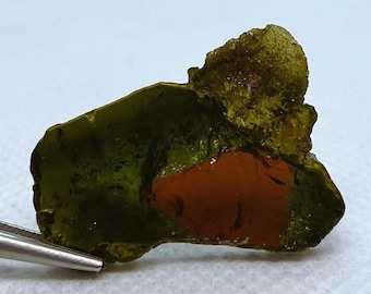 Top Qualität Liddicoatit Wassermelonen Turmalin Kristall Scheibe Doppelpoliert Specimen aus Madagaskar.