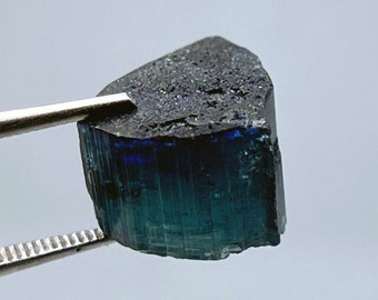 Indicolite (Blue tourmaline) crystal from Namibia.
