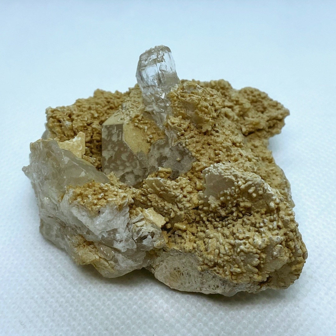 Topaz Matrix Clear Topaz Crystal on Quartz Matrix From China. - Etsy