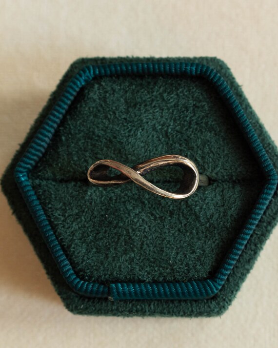 Electron Orbit Handmade Sterling Silver Ring. - image 2