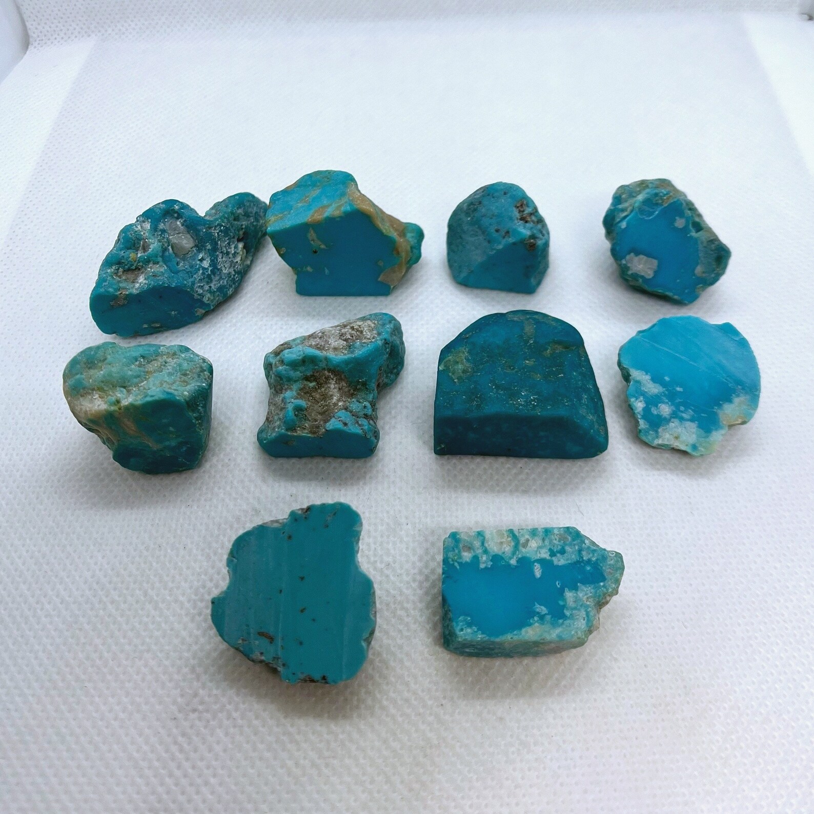 Natural Top Grade Stabilized Turquoise Rough Pieces From Armenia ...