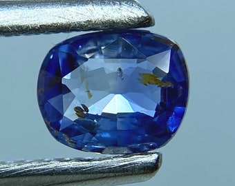 Natural unheated blue sapphire from Ceylon.