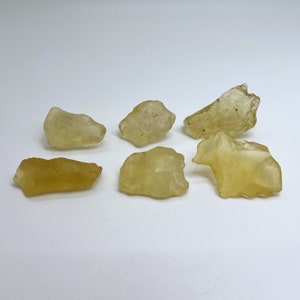 Libyan Desert Glass (Libyan Gold Tektite), 28 million years old from the Sahara Desert.