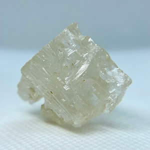 Natural Clear topaz crystal from Ukraine. Natural etched.