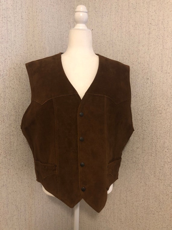 Vintage 80’s Pioneer Wear Suede Vest