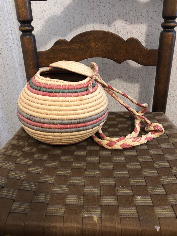 Vintage Basket Purse - image 1