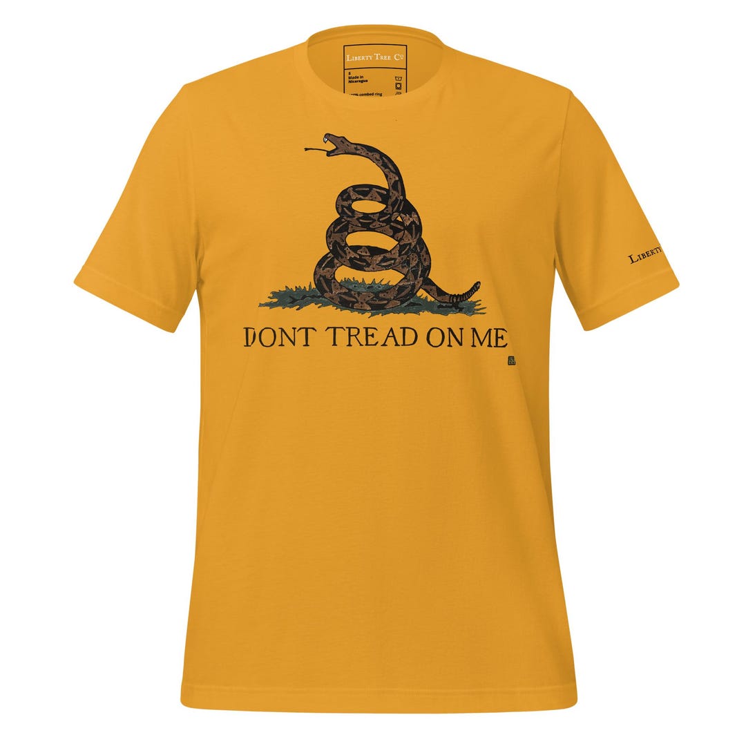 Gadsden Flag Snake - Dont Tread on Me T-shirt - Etsy